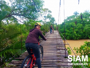 สะพานไม้โบราณ วัดบางหมาก ชุมพร