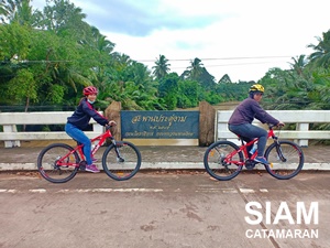 ปั่นจักรยาน ชุมพร สะพานประดู่งาม