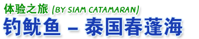 钓鱿鱼 - 暹罗双体船